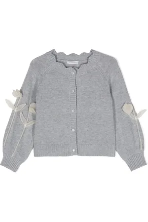 MONNALISA Cardigan med blomster-applikation