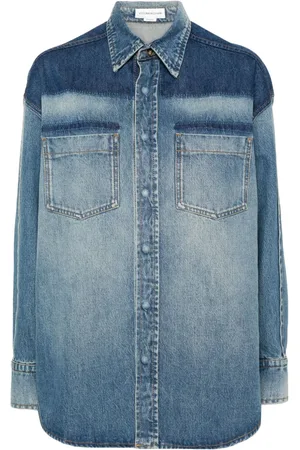 Victoria Beckham Denimskjorte med klassisk krave