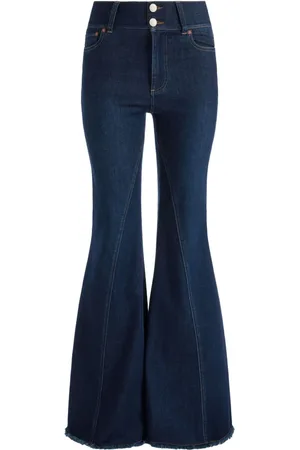 ALICE+OLIVIA Højtaljede Beautiful jeans med svaj