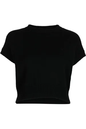 Teddy Cashmere Cropped ærmeløs Genova kashmirtrøje