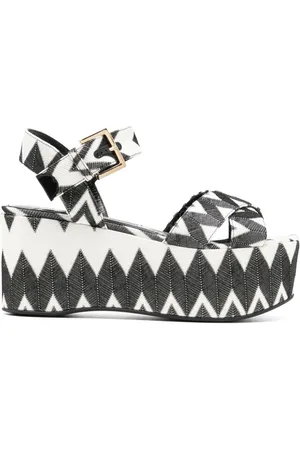 Missoni Wave 80mm sandaler i lurex