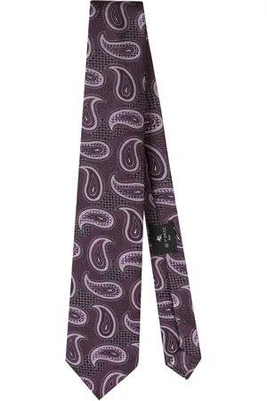 Etro Silkeslips i paisley-jacquard