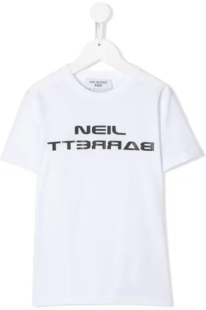 Neil Barrett T-shirt med logotryk