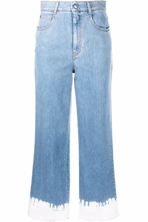 Stella McCartney Cropped jeans med høj talje