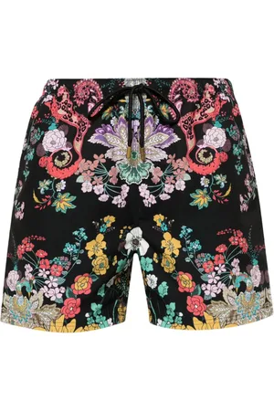 Camilla Badeshorts med We Wore Folklore-tryk