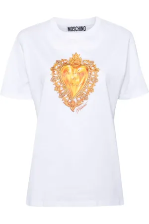 Moschino T-shirt med hjertetryk