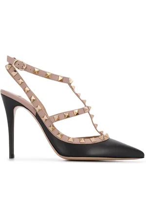 VALENTINO GARAVANI 105 mm Rockstud pumps i læder
