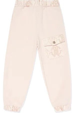 Roberto Cavalli Joggingbukser i jersey med tryk