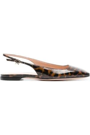 Gianvito Rossi Ballerinaer med leopardtryk
