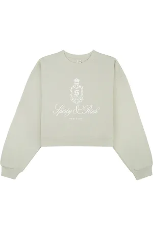 Sporty & Rich Cropped Vendome sweatshirt