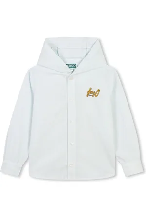 Kenzo Oxford-skjorte med hætte