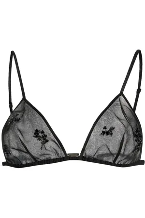 Prada Silkeslips med broderet detalje