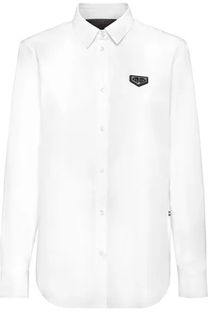 Philipp Plein LS Iconic Plein poplin-skjorte