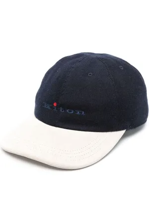 Kiton Baseballkasket med broderet logo