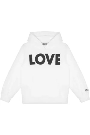 Moschino Hættetrøje med ribbet kant