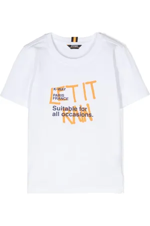 K-Way T-shirt med logotryk