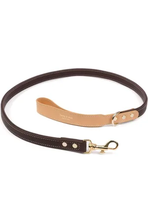 Sporty & Rich Hundesnor i læder med logostempel