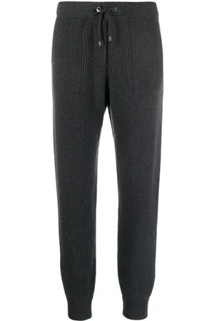 Brunello Cucinelli Ribstrikkede joggingbukser
