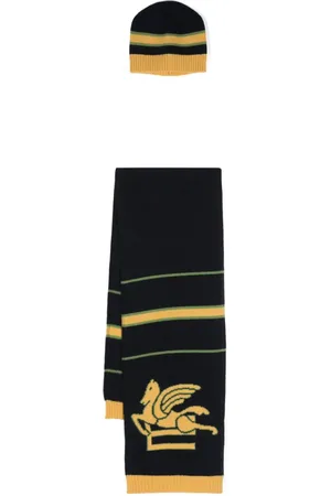Etro Hattesæt i pegasus-jacquard