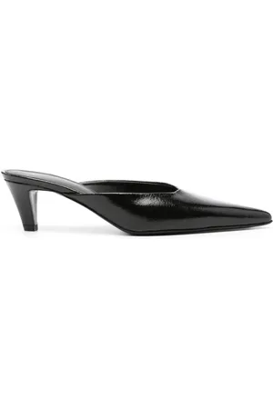 Totême The Patent 55mm mules i læder