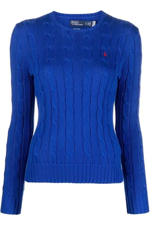 Ralph Lauren Kabelstrikket Polo Pony trøje