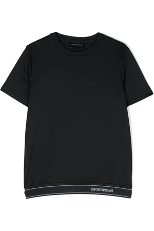 Emporio Armani T-shirt med logobånd i taljen