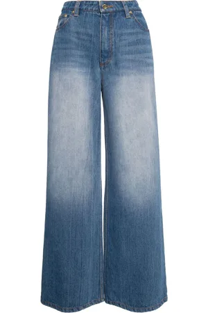 Cynthia Rowley Bukser i denim med brede ben