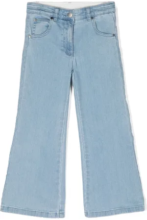 Stella McCartney Jeans med svaj og præget logo