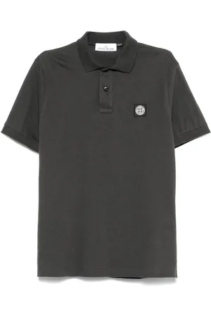 Stone Island Polo med kompasmotiv