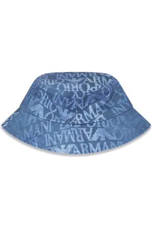 Emporio Armani Bøllehat med logotryk