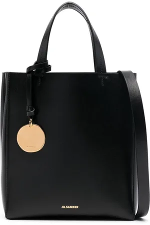 Jil Sander Mini Bond tote i læder