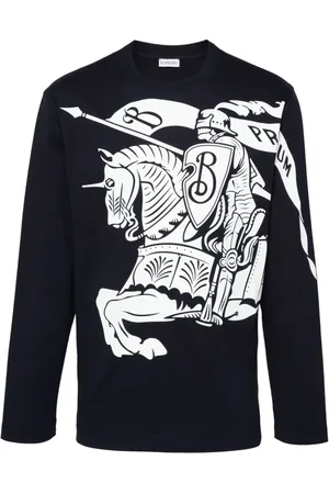 Burberry T-shirt med Equestrian Knight-motiv