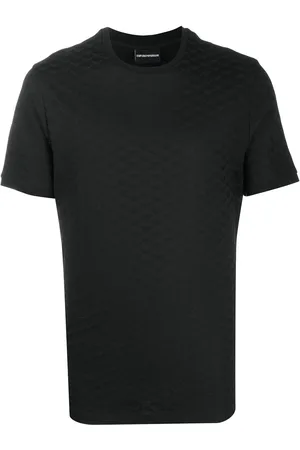 Emporio Armani Ensfarvet T-shirt