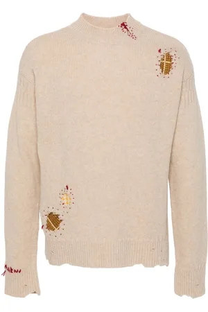 Marni Shetland trøje med rippet detalje