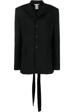 Nensi Dojaka Enkeltradet blazer med stropdetalje