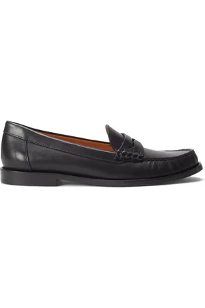 Ralph Lauren Loafers i læder med penny-slot