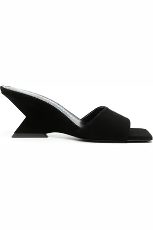The Attico Cheope 75mm mules i ruskind