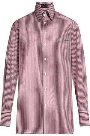 Etro Stribet skjorte i poplin
