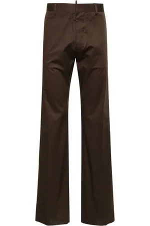Dsquared2 Cropped chino-bukser med mellemhøj talje