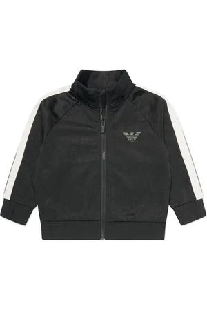 Emporio Armani Jakke i jersey med logo-jacquard