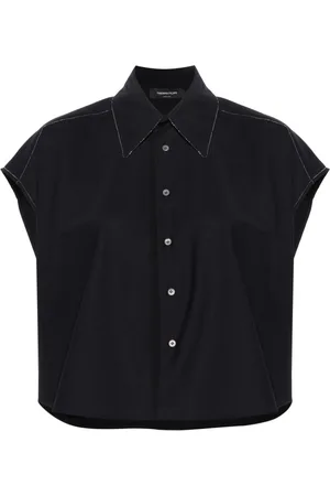 Fabiana Filippi Slip-top med perledekoreret kant