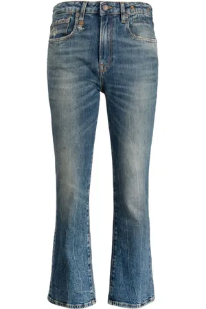 R13 Jeans med lav talje og svaj