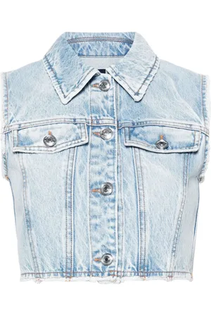 Sportmax Cropped Scire denimvest