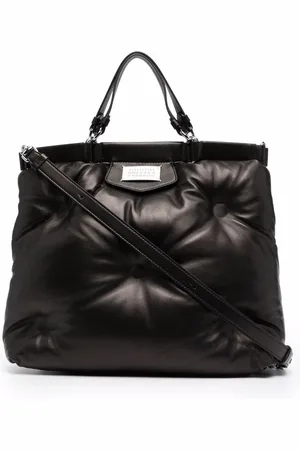 Maison Margiela Quiltet tote i fåreskind