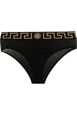 VERSACE G-streng i jersey med Greca-detalje