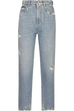 Dolce & Gabbana Mini jeans med slitageeffekt