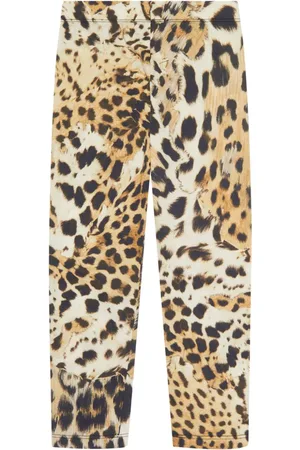Roberto Cavalli Leggings med leopardtryk