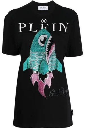 Philipp Plein Kortærmet Lil Shark T-shirt
