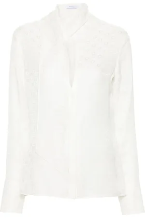 Salvatore Ferragamo Skjorte med monogram-jacquard