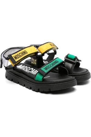 Moschino Sandaler med burrelukning og logotryk